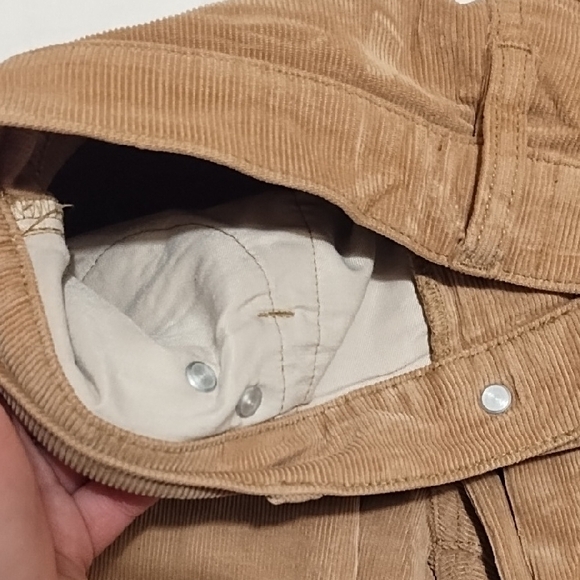 J. Crew Women's Tan Corduroy Straight Leg Pants - Picture 6 of 8